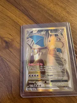 2016 Pokemon Dragonite EX Evolutions Full Art Holo Card 106/108 Ultra Rare M-NM - Image 3