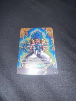 DBS Fusion World 2nd Anniversary Energy Marker Foil Card E-128 SSB Gogeta 🔥 - Image 3