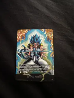 DBS Fusion World 2nd Anniversary Energy Marker Foil Card E-128 SSB Gogeta 🔥 - Image 4