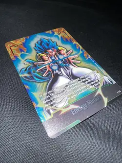 DBS Fusion World 2nd Anniversary Energy Marker Foil Card E-128 SSB Gogeta 🔥 - Image 5
