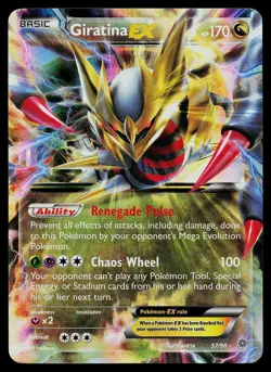 Pokemon Card - Giratina EX XY Ancient Origins 57/98 Ultra Rare - Image 1