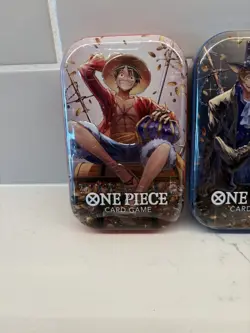 One Piece Card Game Vol.2 Mini Tin Set (3 Artwork Tins) - Brand New / Sealed - Image 2