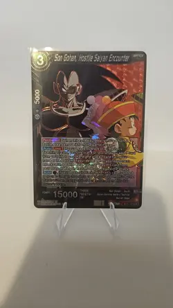 Son Gohan, Hostile Saiyan Encounter BT19-147 SGR Dragon Ball Super Card DBS - Image 1