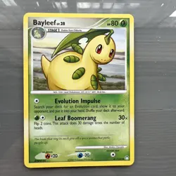 Pokemon Card- Bayleef 41/123 (Mysterious Treasures, 2007) Non-Holo - NM+ - Image 1