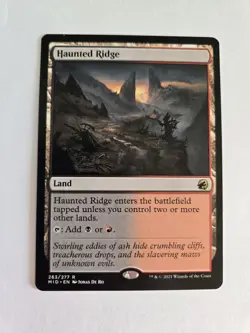 Haunted Ridge Innistrad: Midnight Hunt Regular Magic the Gathering MTG NM - Image 1