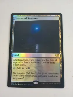 Shattered Sanctum - Foil Near Mint, English Innistrad: Crimson Vow MTG Magic - Image 1