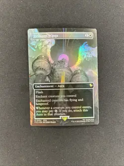 Brilliant Wings NM Foil (Borderless) Final Fantasy Magic The Gathering Near Mint - Image 1