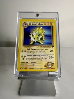 Pokemon TCG Lt. Surge's Jolteon Gym Challenge 28/132 WOTC Condition LP - Image 1