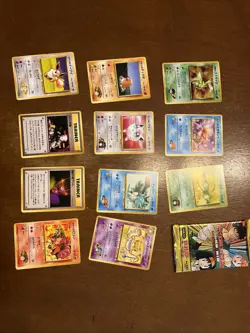 OPENED - Pokemon Japanese Gym Heroes Booster Pack Vintage TCG 1996 - Image 3