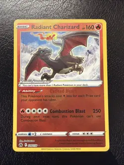 Radiant Charizard 020/159 (NM) - Crown Zenith - Radiant Rare -Pokemon TCG - Image 2