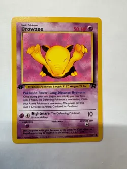 Pokemon Drowzee 54/82 Team Rocket 1st edition non holo pre-owned - Image 1