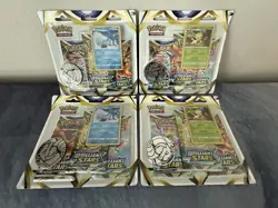 Pokemon TCG: Sword & Shield Brilliant Stars 3-Pack Blister - Set of 4 - Image 5