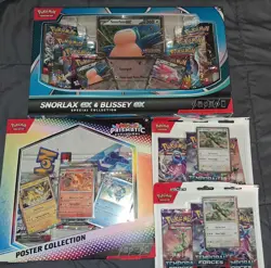 Pokemon Snorlax Ex & Blissey Ex Special Collection Box Bundle!! FACTORY SEALED! - Image 1