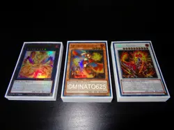 Yugioh Complete Fire King Deck! Ulcanix Jurrac Astero Promethean Princess - Image 1