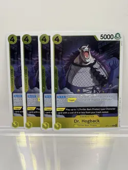 One Piece TCG Dr. Hogback OP14-110 NM X4 Playset - Image 1