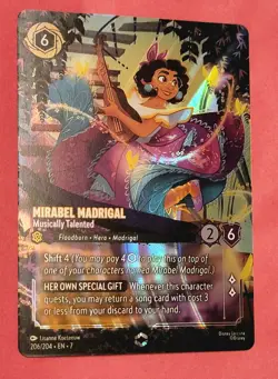 Disney Lorcana Archazia's Island Mirabel Madrigal Enchanted 206/204 Ships Fast - Image 2