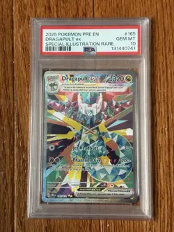 Pokemon: 2025 Dragapult ex 165/131 SIR (Prismatic Evolutions) GEM MINT PSA 10!🔥 - Image 1