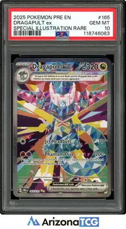 Pokemon 2025 Dragapult ex 165/131 SIR Prismatic Evolutions GEM MINT PSA 10 - Image 1