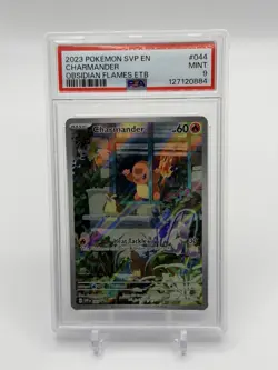 Pokemon Charmander Promo Holo Scarlet & Violet Promo Cards 044 2023 PSA 9 - Image 1