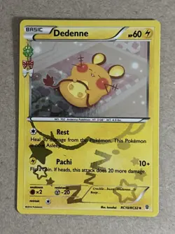 Dedenne Pokemon TCG Radiant Collection Holo Card RC10/RC32 LP/NM Condition - Image 1