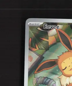Eevee SVP 173 Scarlet & Violet Full Art Black Star Promo Holo Pokemon Card NM - Image 3
