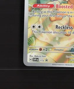 Eevee SVP 173 Scarlet & Violet Full Art Black Star Promo Holo Pokemon Card NM - Image 5