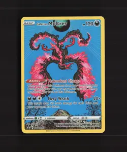 Galarian Moltres SWSH284 Sword & Shield Black Star Promo Holo Pokemon Card NM - Image 1