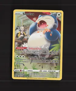 Snorlax TG10/TG30 Lost Origin Full Art Ultra Rare Holo Pokemon Card LP+ - Image 1