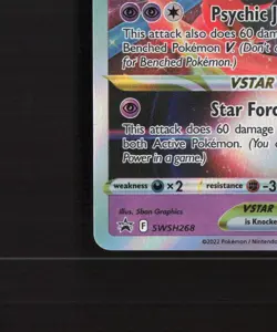 Deoxys VSTAR SWSH268 Sword & Shield Black Star Promo Holo Pokemon Card NM - Image 5