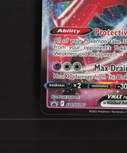 Deoxys VMAX SWSH267 Sword & Shield Black Star Promo Holo Pokemon Card NM - Image 5