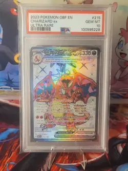 Pokemon Cards Charizard EX Obsidian Flames 215/197 PSA 10 Gem Mint - Image 1