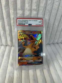 pokemon cards Graded psa 9 Charizard Gx Sun And Moon Vintage 2019 - Image 3