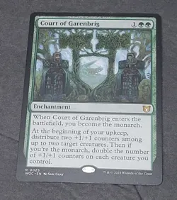 Court of Garenbrig Commander: Wilds of Eldraine Regular Rare MTG - Image 2