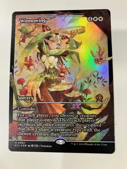 Winnowing [Showcase Foil] Mythic MTG Lorwyn Eclipsed #0382 - Image 1