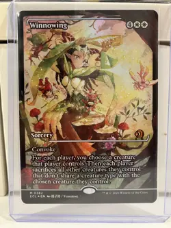 Winnowing [Showcase Foil] Mythic MTG Lorwyn Eclipsed #0382 - Image 3