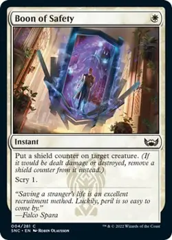Boon of Safety 4 MTG NM - Streets of New Capenna - Image 1