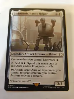 MTG - Universes Beyond: Fallout - Codsworth, Handy Helper - NM - NF - Image 1