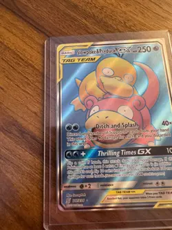 Pokemon Slowpoke and Psyduck Gx Full Art 217/236 Unified Minds M-NM - Image 3