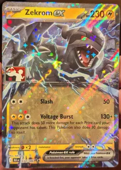 Zekrom ex 034/086 NM STAMPED BLK [Play! Pokemon Prize Pack Series 8] - Image 3