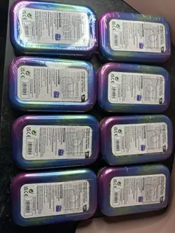 Pokemon Mini Tin Case 40 Tins Jolteon Espeon Glaceon Sylveon prismatic evolution - Image 2