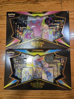 (Lot Of 2) Pokemon Shining Fates VMAX Premium Collection Boxes Set - Image 1