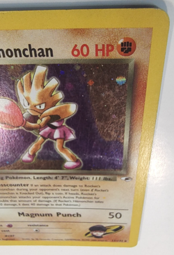 2000 Pokemon Gym Heroes Unlimited Rocket's Hitmonchan Holo 11/132 MP/Dmg - Image 3