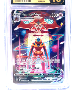 2023 POKEMON " PRISTINE " GRADE 10 ! DEOXYS VMAX HOLO # GG45/GG79 AWESOME ! - Image 2