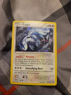 Pokemon TCG Lugia Fates Collide 78/124 Cracked Ice Holo - Image 1
