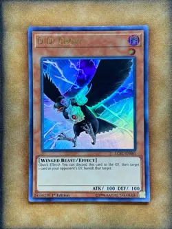 Yugioh D.D. Crow LCKC-EN081 Ultra Rare 1st Ed NM - Image 1