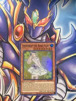 Yugioh Snowdrop the Rikka Fairy SESL-EN019 Super Rare 1st Ed VLP - Image 1