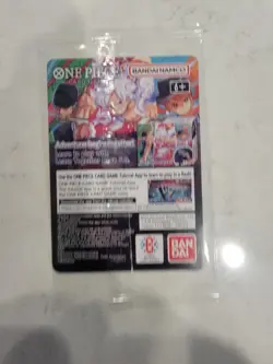 One Piece Monkey D. Luffy US Voyage College Basketball Promo Card Gonzaga SEALED - Image 2