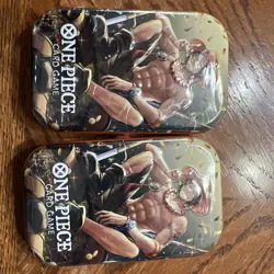 One Piece Card Game Tin Pack Set Vol. 2. Lot Of 5 Tins Sealed. OP-13 - Image 2