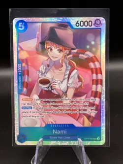 Nami SR OP11-054 A Fist of Divine Speed One Piece English - Image 1