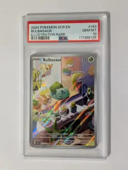 Pokemon TCG - Bulbasaur 143/142 - Stellar Crown Illustration Rare - PSA 10 - Image 1